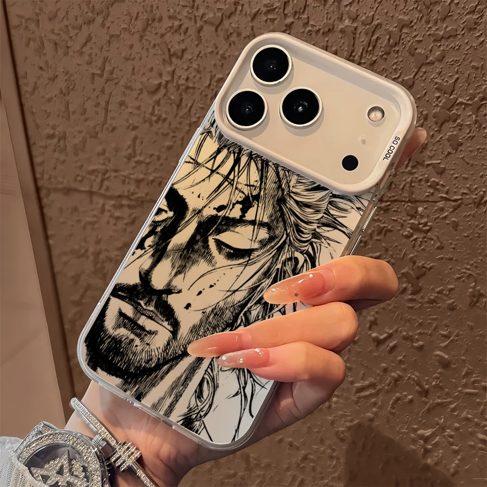 V-Vagabond Samurai Anime For Samsung Galaxy S23 S24 S25 5G S26 Ultra Plus Fe Laser Cover IMD Case