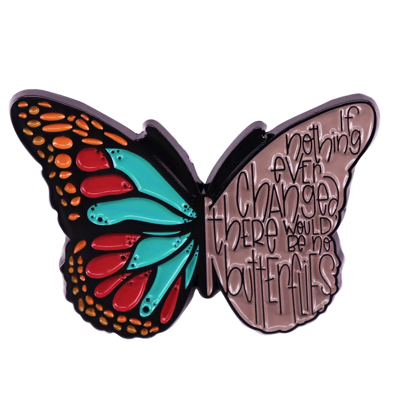 A2725 Butterfly Cute Enamel Pins Lapel Pin for Clothes Badges on Backpack Decoration Jewelry Accessories Gifts for Friends