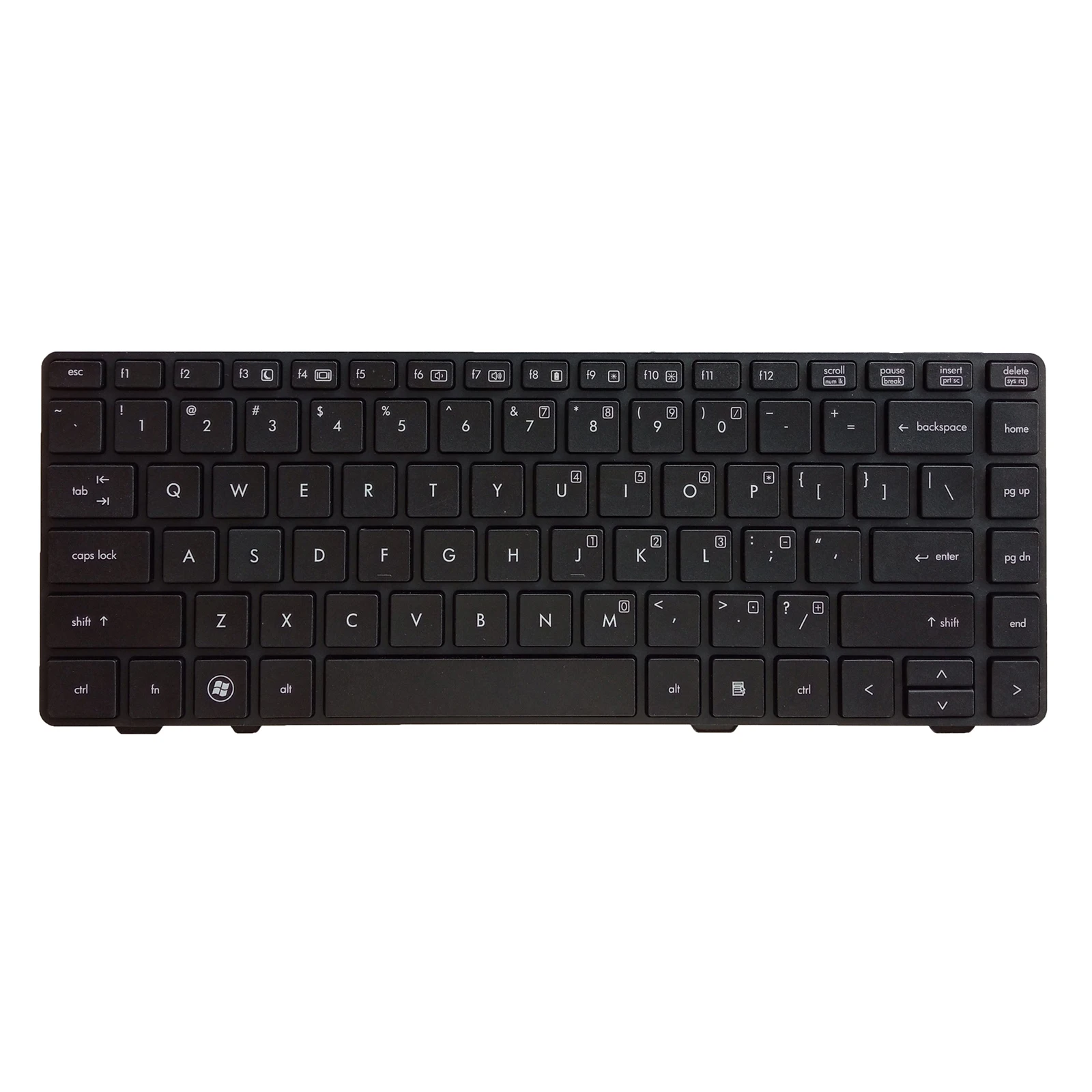 New For HP ProBook 6360 6360B 6360T Keyboard US No Pointing Stick 637045