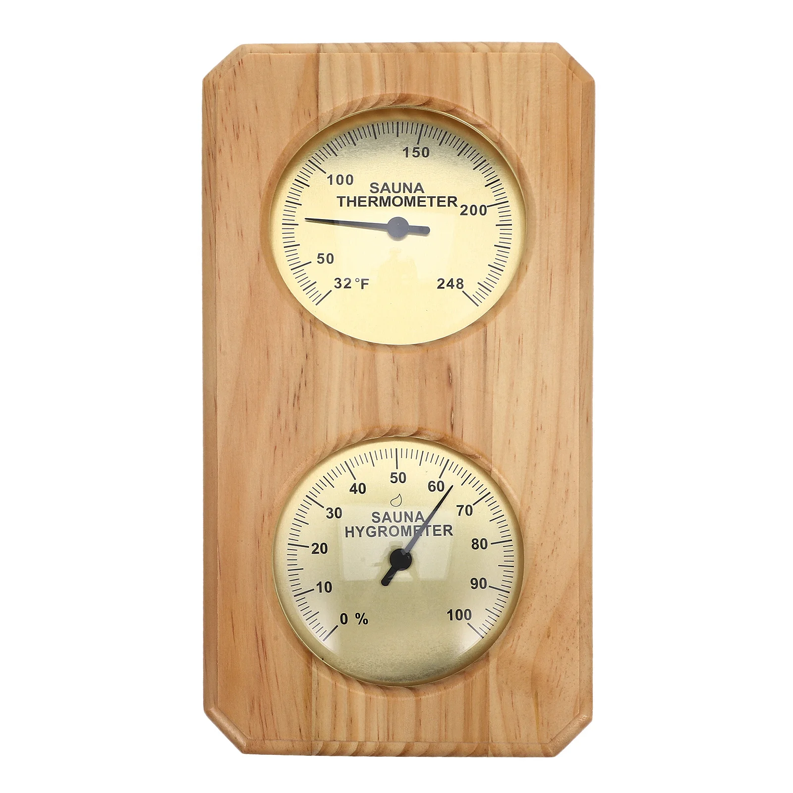 

Temperature Humidity Gauge for Indoor Outdoor Use Sauna Hygrometer Thermometer Wall Hanging Design Easy Install Reliable