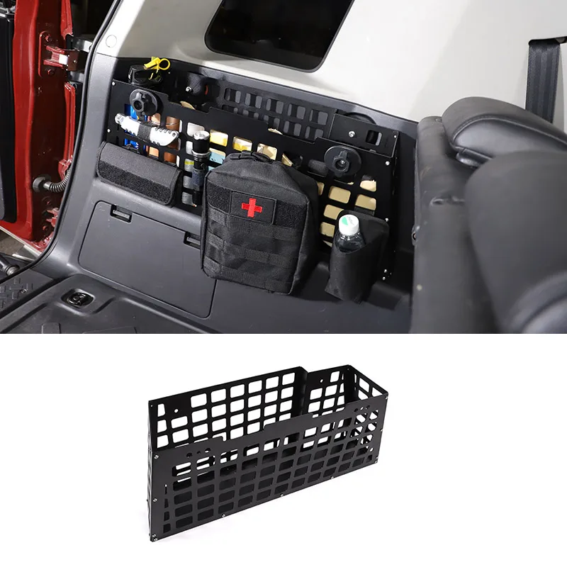 

For Toyota FJ Cruiser 2007-2021 Aluminum Alloy Car Interior Modification Trunk storage basket Left SIDE Storage Box Accessories