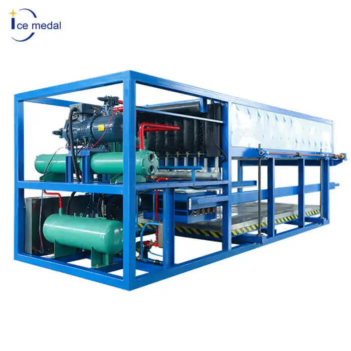 Icemedal IMZL5 5tons Ice Maker Machine Industrial Ice Block Making Machine South America Direct Cooling Ice Block Maker Machine