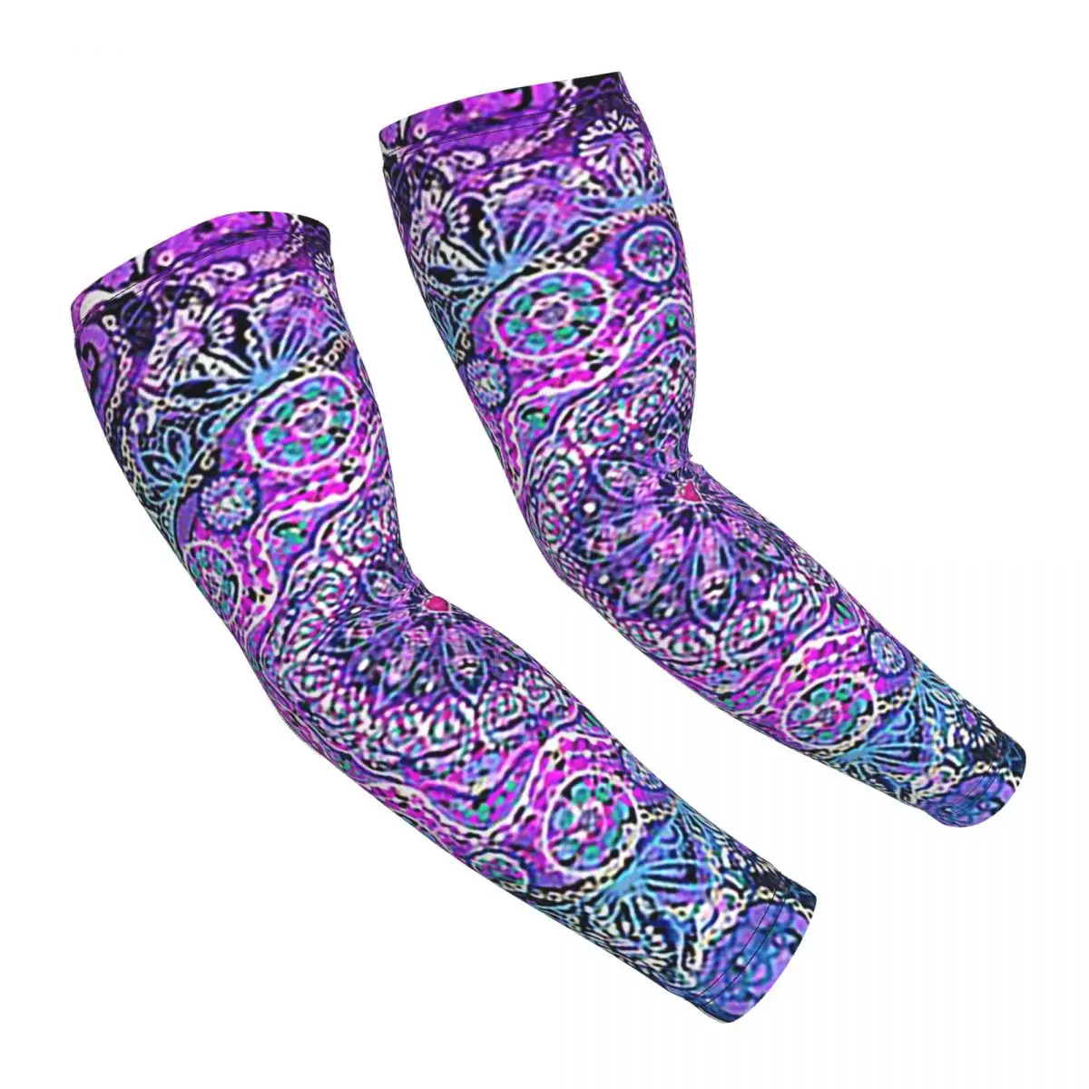 

Cosmic Love Mandal Arm Sleeves Men Women Sun UV Protection Tattoo Cover Up Sports Cooling Cycling