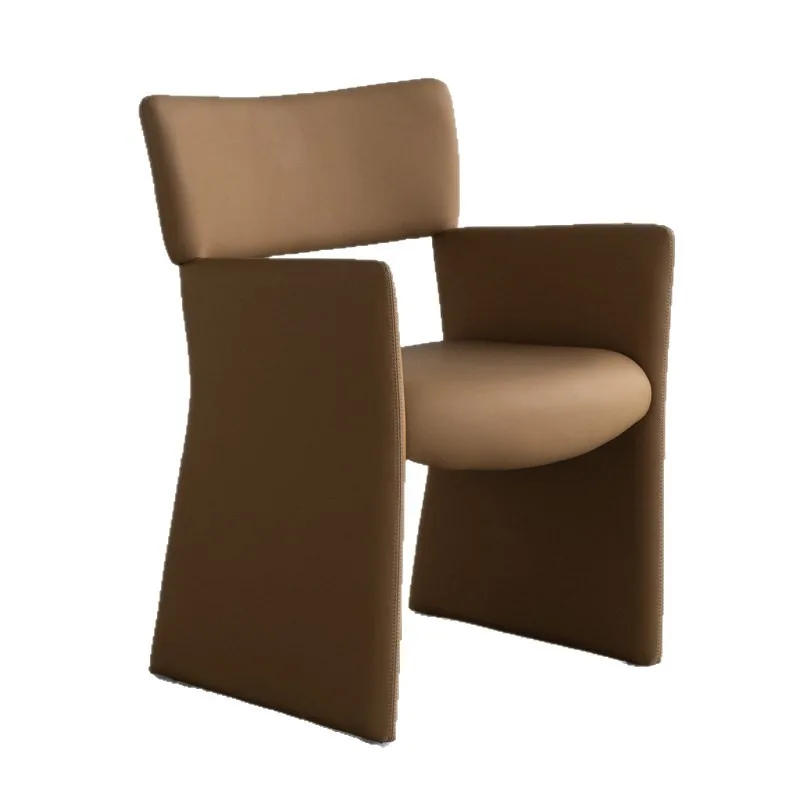 Jianghe Cream Style Modern Simple Dining Chair Reception Negotiation Chair Living Room Furniture Dressing Chair