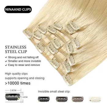 10 best sales Blonde Haarverlängerungen - №3