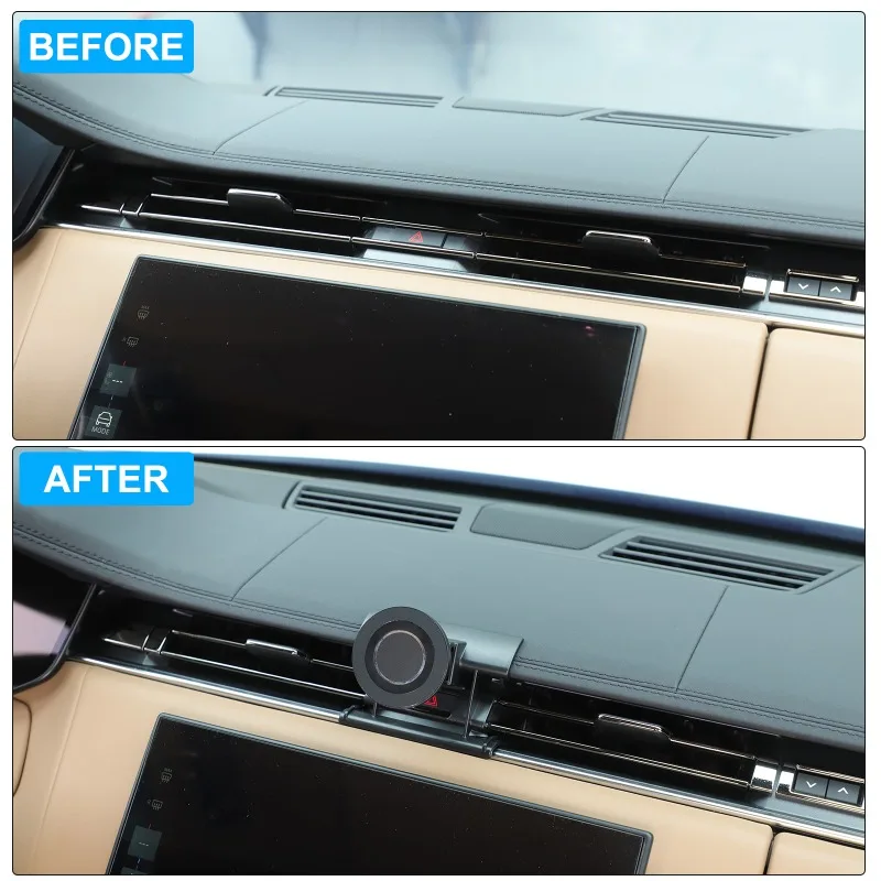 ABS For 2023+ Land Rover Range Rover Executive/Sport Dashboard Navigation Phone Holder GPS Mount  Car Accessories