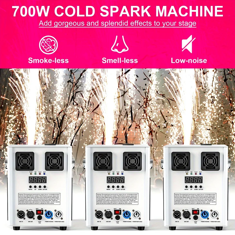 

700 Вт сценическое оборудование холодного пламени, специальные эффекты с дистанционным управлением, интеллектDMXControl, сценические специальные эффекты