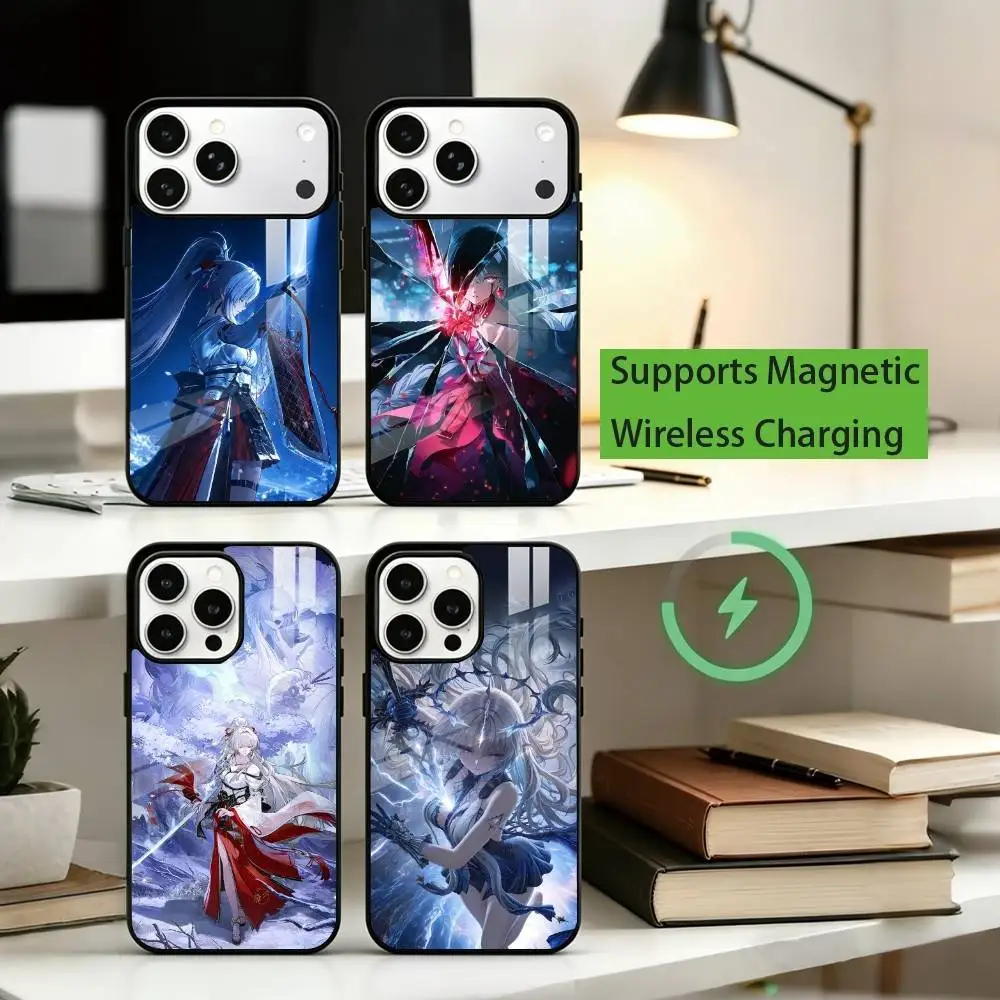

C-Classic game W-Wuthering Waves Phone Case For iPhone17,16,15,14,13,12,11 Plus,Pro Allows magnetic wireless charging