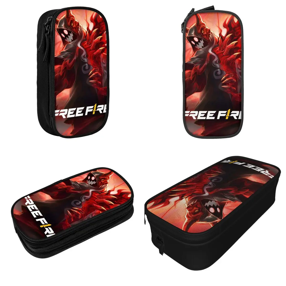 Free-Fire Shooter Pencil Case Creative Game Pen Pencil Bags Student Large Storage Office Gift Pencilcases