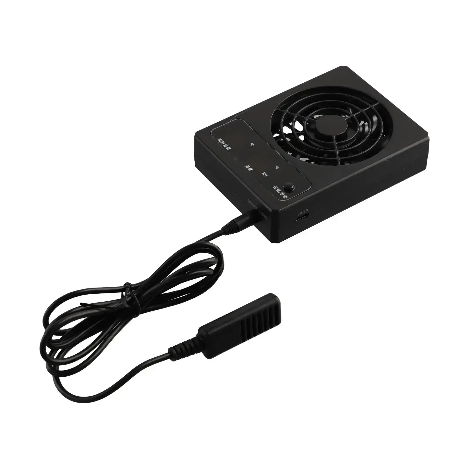 

1pc Ventilation Fan For Reptile Enclosure Dehumidifier For Rainforest-Terrarium Home Pet Products Temperature Controlled Fan