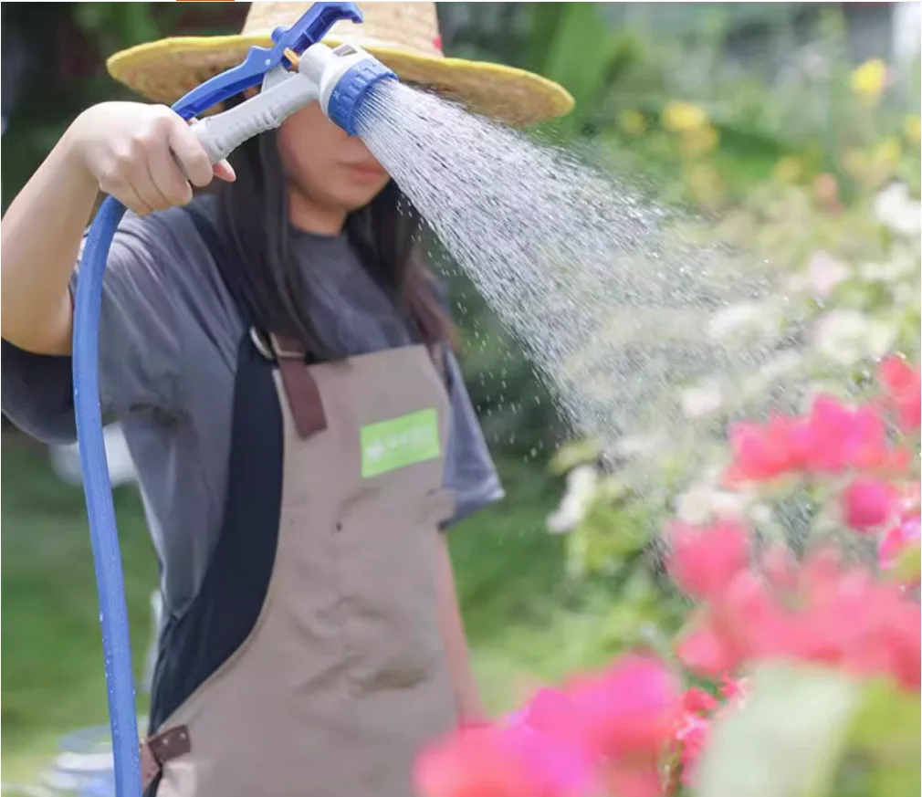 Easy to use, convenient gardening, watering, water gun, hose, household car wash, balcony washing, fleshy spray nozzle