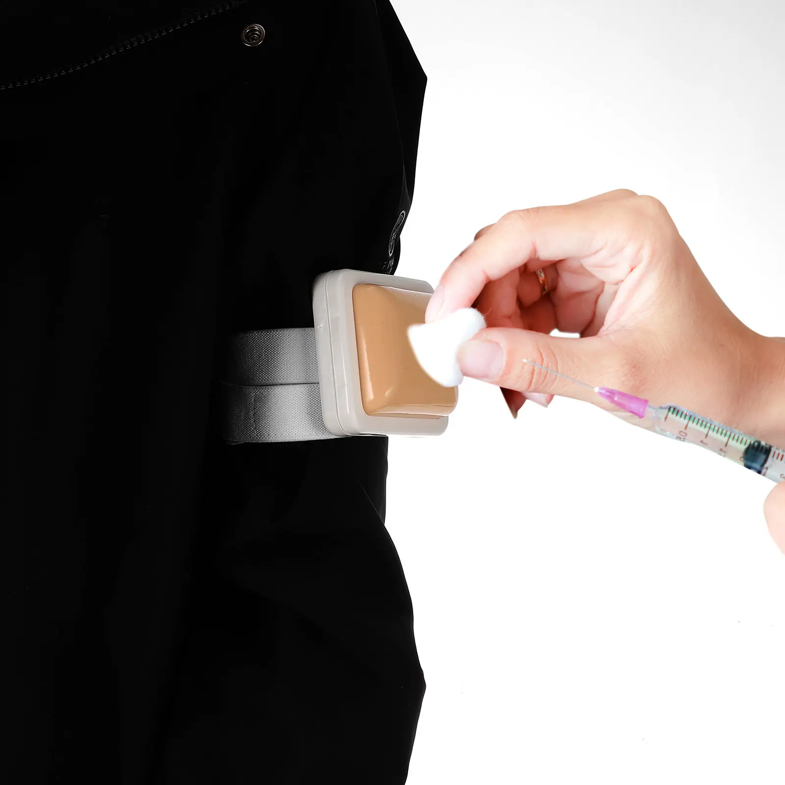 

Тренажер для инъекций с имитацией кожи, 1 шт., силиконовый набор для отработки навыков инъекций, инструмент для медицинского обучения и практики