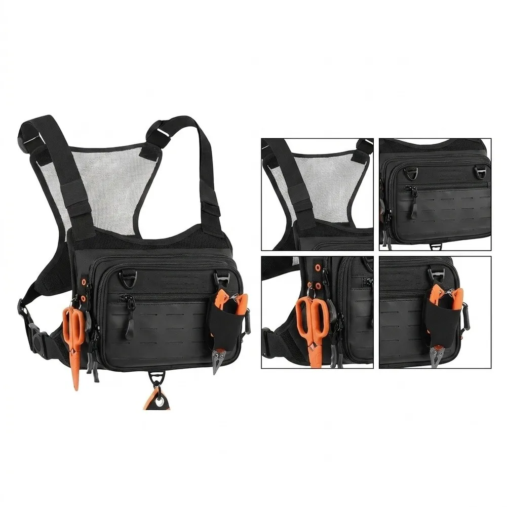Brusttasche/Rucksack/Weste für – Fishing Vest Bewertung und Preis