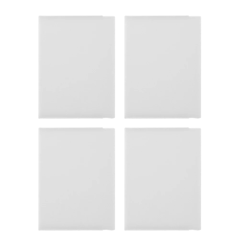 

4pcs Paint Edger Replacement Pads For Walls Edge Painting Tool Refill Pad Chemical Fiber Durable Trim Deck Stain Pad