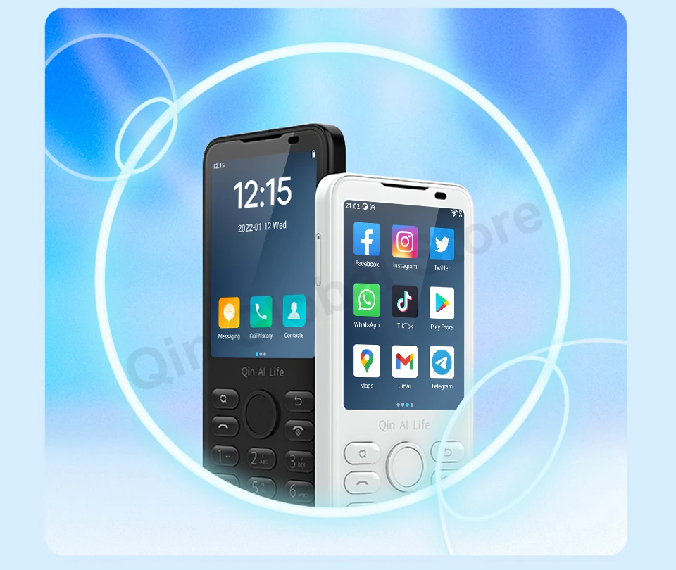 Qin F21 Pro Global Verison PlayStore Smart Touch Screen Phone Wifi 2.8 Inch 3GB + 32GB / 4GB 64GB Bluetooth 5.0 480*640 Phone