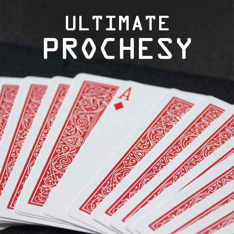 Ultimate Prophesy Magic Tricks No Force Cards Prediction Magia Close up Street Illusions Gimmicks Magicians Mentalism Props