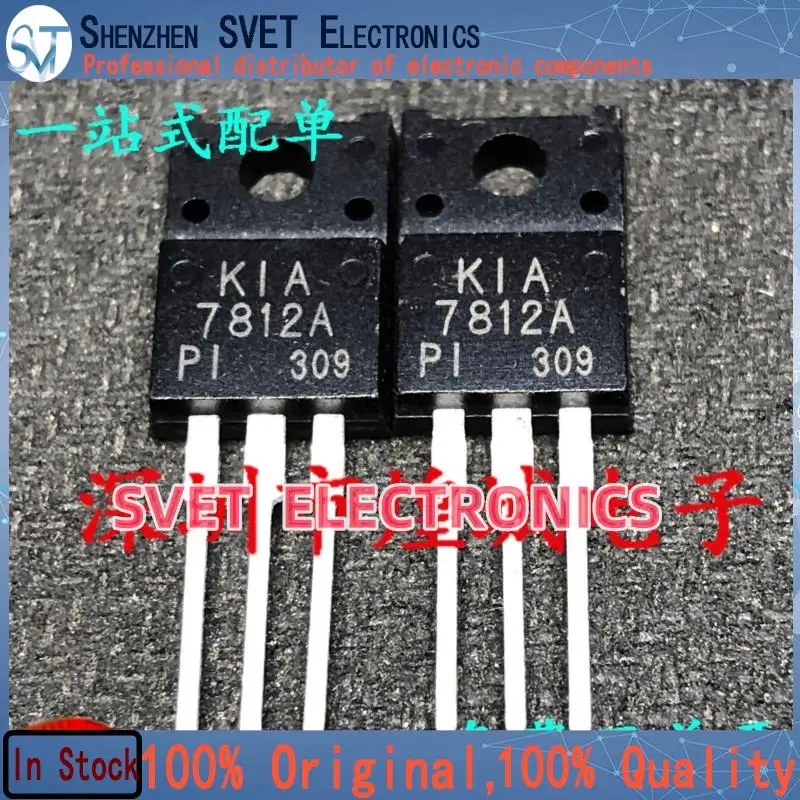 10PCS-50PCS  KIA7812A  TO-220F MOS 12V 1A Original In Stock Fast shipping