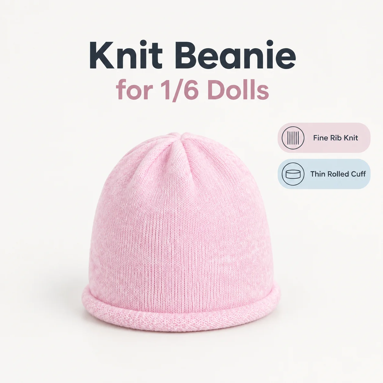 Blythe Doll Clothes Azone Hat Ob22/Ob24 Small Cloth Six Curled Edge Cold Light Nightmare Hybrid Angel Fashion Plush