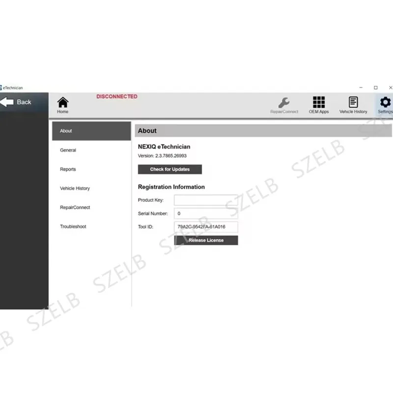 Image 4: Nexiq ETechnician E Technician 2.1.7 avec Keygen + fiches de crackage multi-pièces, installation gratuite