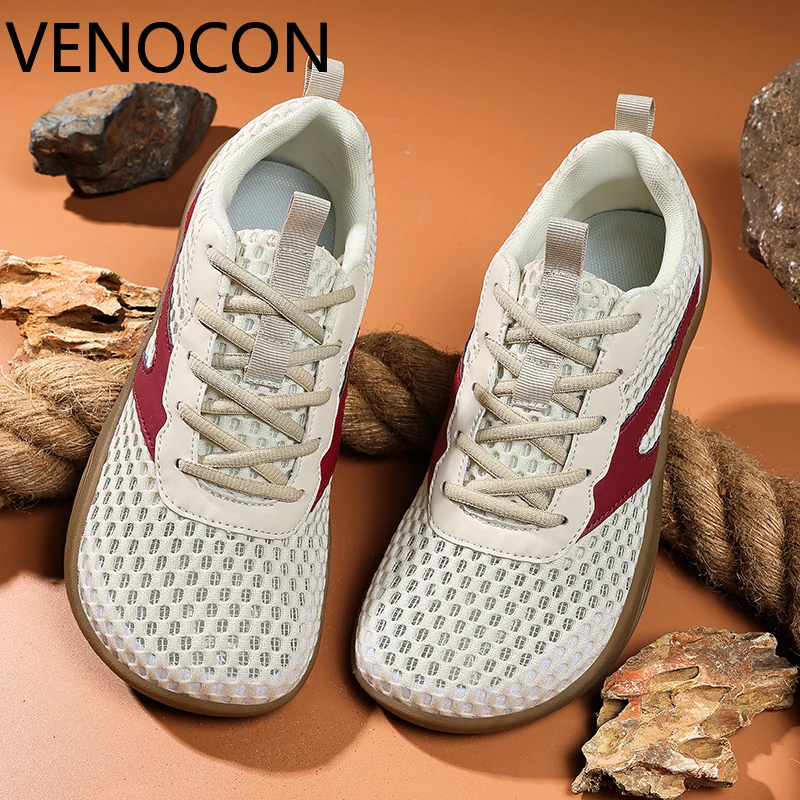 

Кроссовки VENOCON Barefoot для мужчин и женщин: легкие, широкие, с минималистичным дизайном, с защитой для пальцев ног, верх из полиуретана и трикотажа