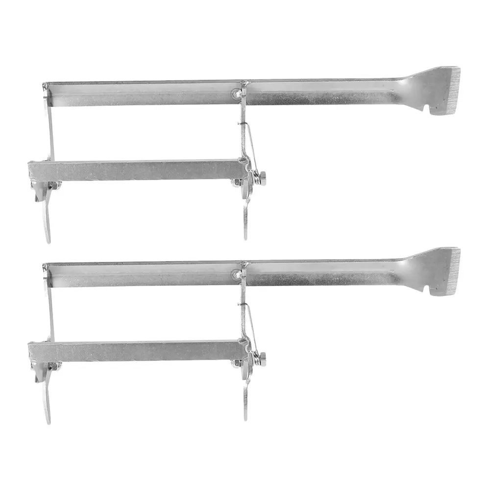 2Pcs Premium Metal Beekeeping Frame Gripper Tool Hive Lifter Scraper Spleen Clip for Efficient Honeycomb Cap Removal Beehive