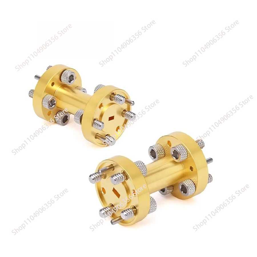 for Gwave WR-12 WR-10 Straight Waveguide Adapter UG-387/U Flange 75-90GHz Coaxial Telecom Parts 50 Ohm 1.1 VSWR is RoHS