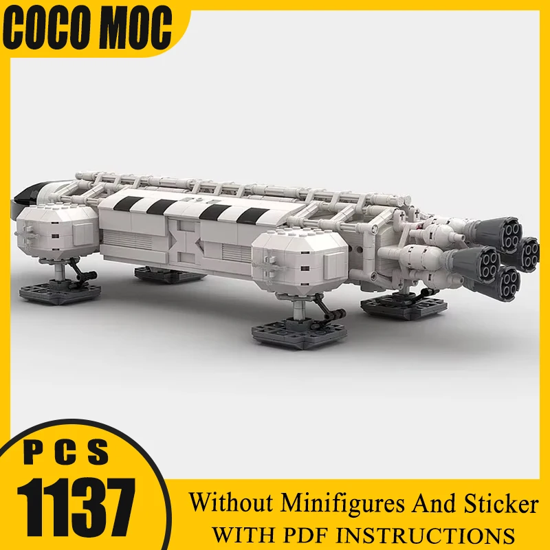 

Military Model Space 1999 Eagle Transporter Gifts Christmas Moc Building Bricks Technology Modular Blocks Toys DIY Sets Assembly