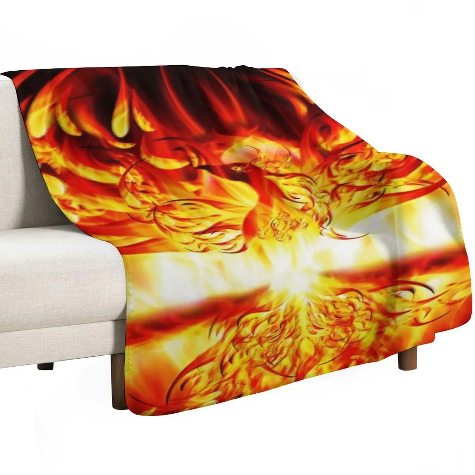 PHOENIX RISING Throw Blanket valentine gift ideas Sofas Bed covers Plaid Multi-Purpose Thin Blankets