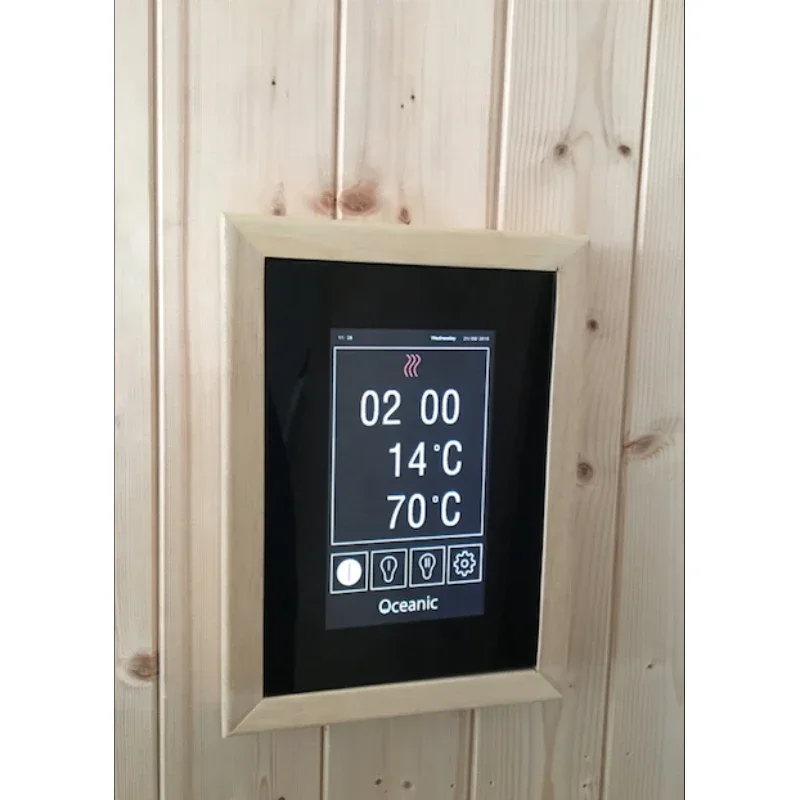 heater (sauna heater  plus steam generator combination)with OSX touch screen control system