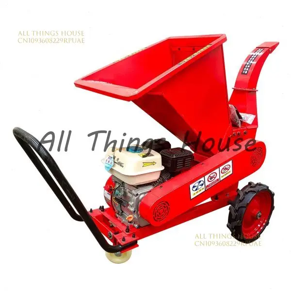 

Hand Push Garden Branch Weed Crusher Crawler Shredders Orchard Pruning Branch Feed Crushing Machine Hand Start