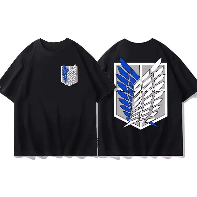 Attack on Titan Anime Casual Short SleeveT-Shirt Unisex Men Women Short Sleeve Tops