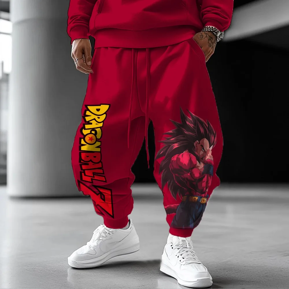 

Dragon Ball Z Pants ROGUELEZZZA PAGNA Cotton Loose Fit Men Women Autumn Winter Jogger Streetwear Gym Oversized Men's New