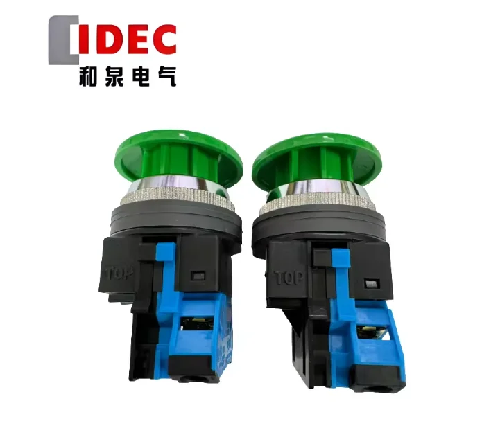 Original IDEC genuine Hequan Electric mushroom head button switch ABN310G aperture 30ABN new model