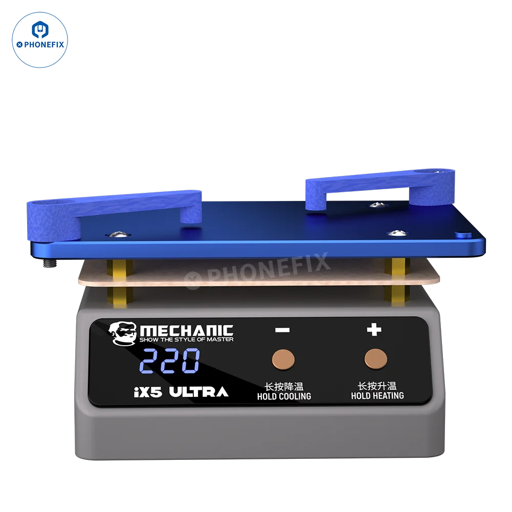 Piattaforma di preriscaldamento dello stagno a prova di esplosione del meccanico IX5 Ultra per il tavolo di saldatura a temperatura costante dello strato della scheda madre X-16 Pro Max