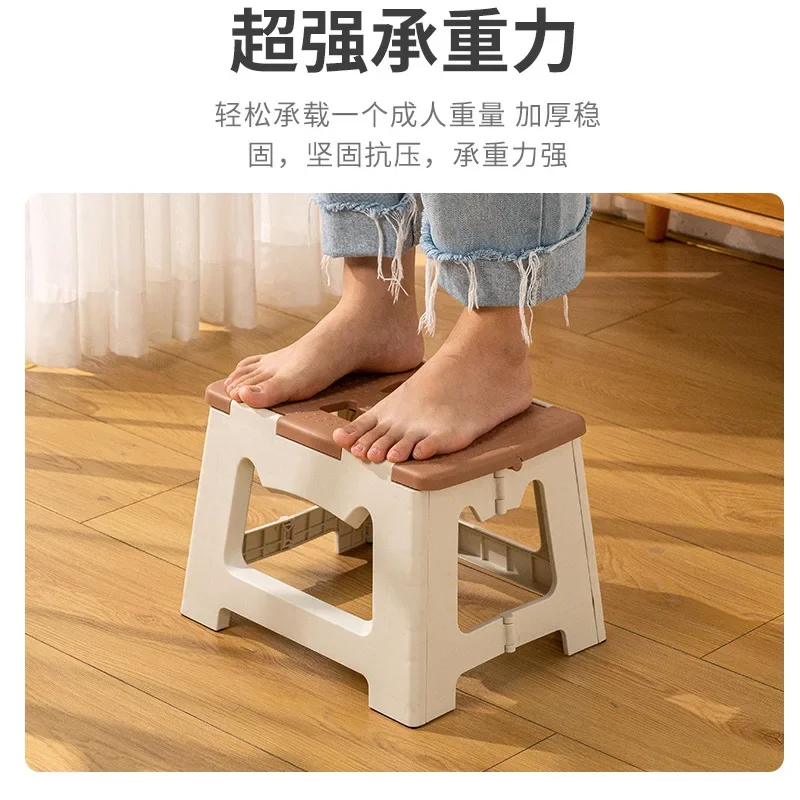 Portable folding stools, outdoor benches, night markets, stalls, fishing stools, modern and simple portable plastic small stools