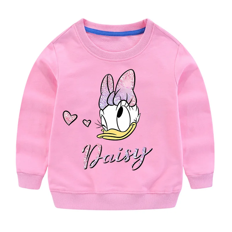 ميكي ماوس جميع القطن البلوز الأطفال لطيف جولة الرقبة هوديي الفتيان الفتيات البلوز أنيمي الكرتون قمم ربيع الخريف الملابس #3