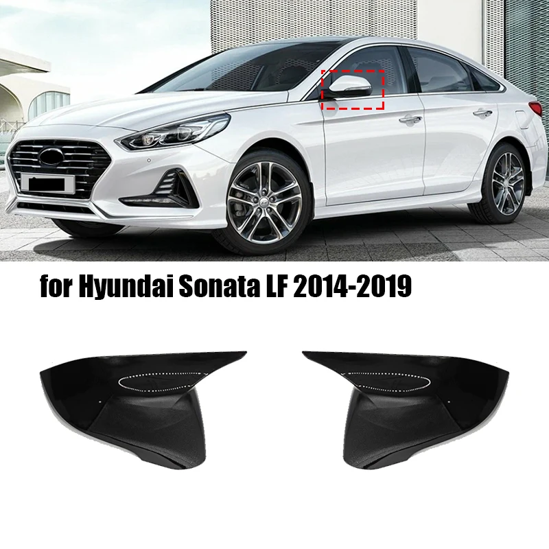 Rearview mirror housing covering 1 pair of modified exterior decorations for Hyundai Sonata LF 2014 2015 2016 2017 2018 2019