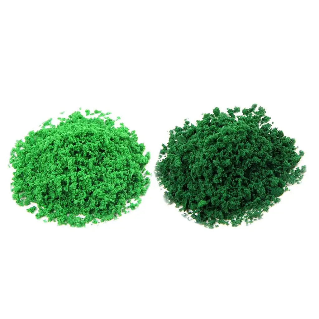 Micro Landscape Decoration Sponge Powder Realistic Grass Tree Model Toy Accessory for Sand Table Scenery Building