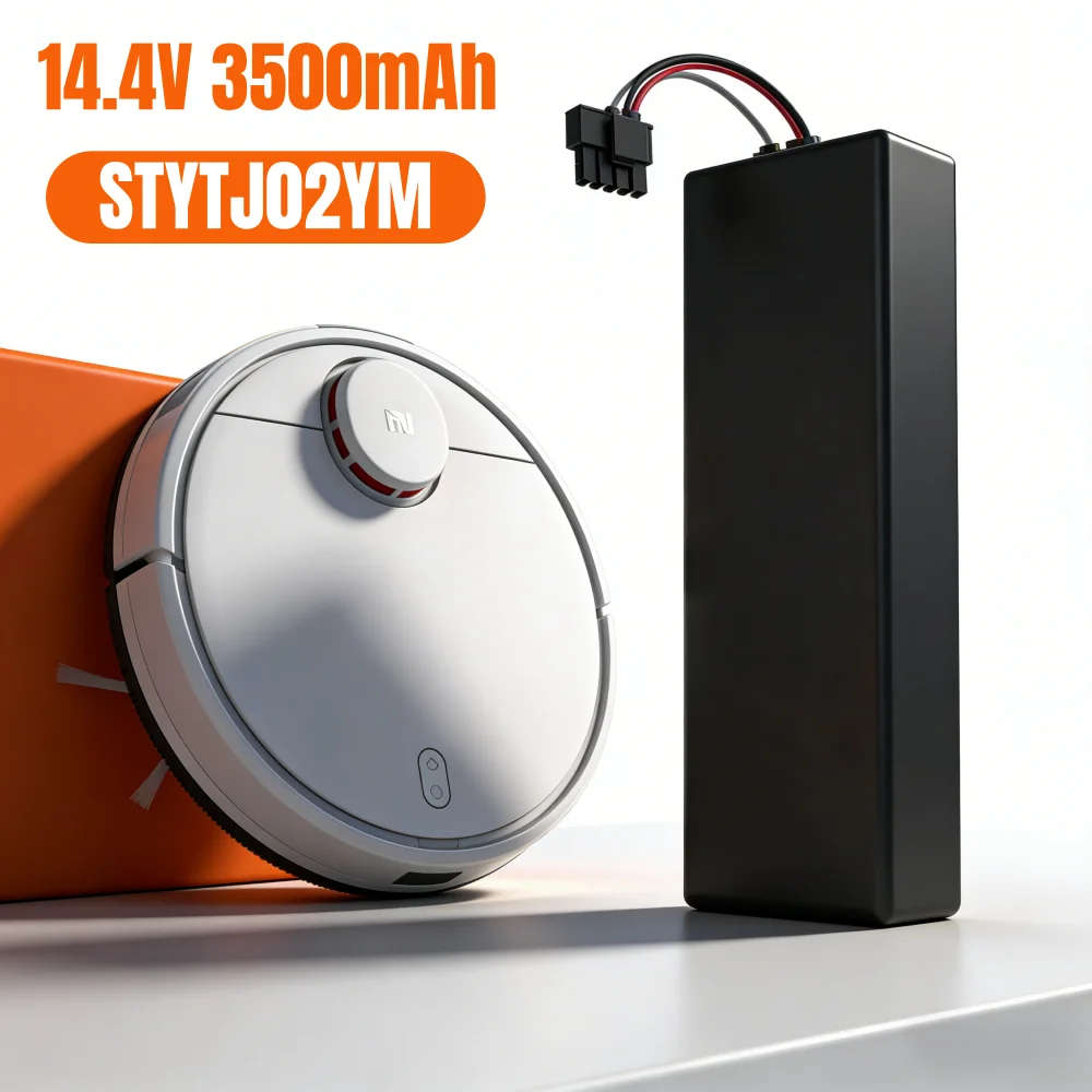 

3500mAh 14.4 V Replacement Battery Compatible with Xiaomi Mop, Mop 2s, Mop Pro, STYTJ02YM, Battery for Xiaomi Robot Vacumm
