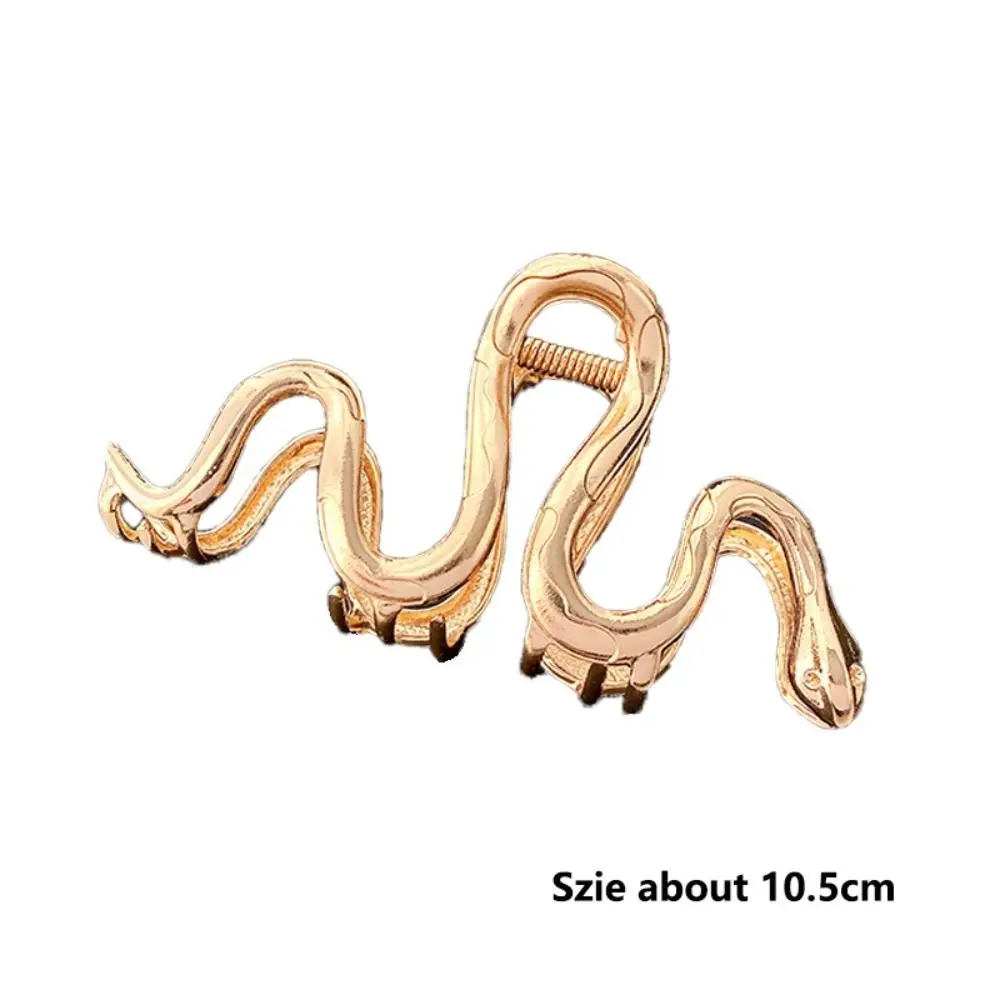 กิ๊บหนีบผมรูปงูขนาดใหญ่กิ๊บหนีบผมด้านหลังทำจากโลหะสำหรับเครื่องประดับผมฮาโลวีน