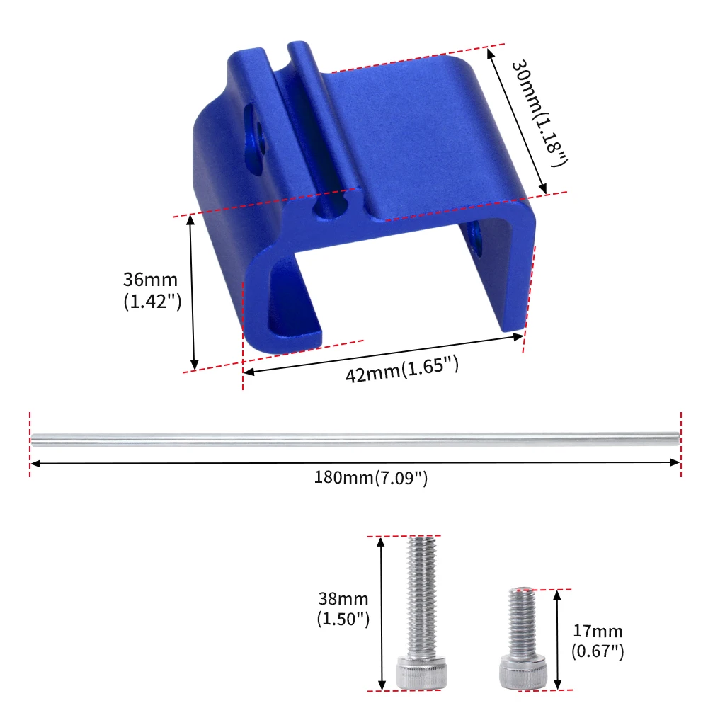 Universal Chain Adjustment Tool   Chain Alignment Tool Quick Precise Sprocket Adjuster for Motorcycle Dirt TC083-BL