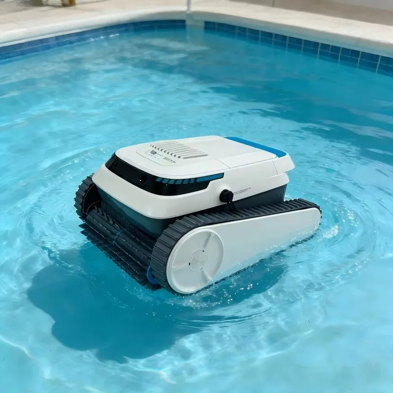 

High Efficiency Automatic Pool Cleaning Robot Easy Maintenance Filter for Above Inground Pools Cover Type Robotic Pool Cleaner