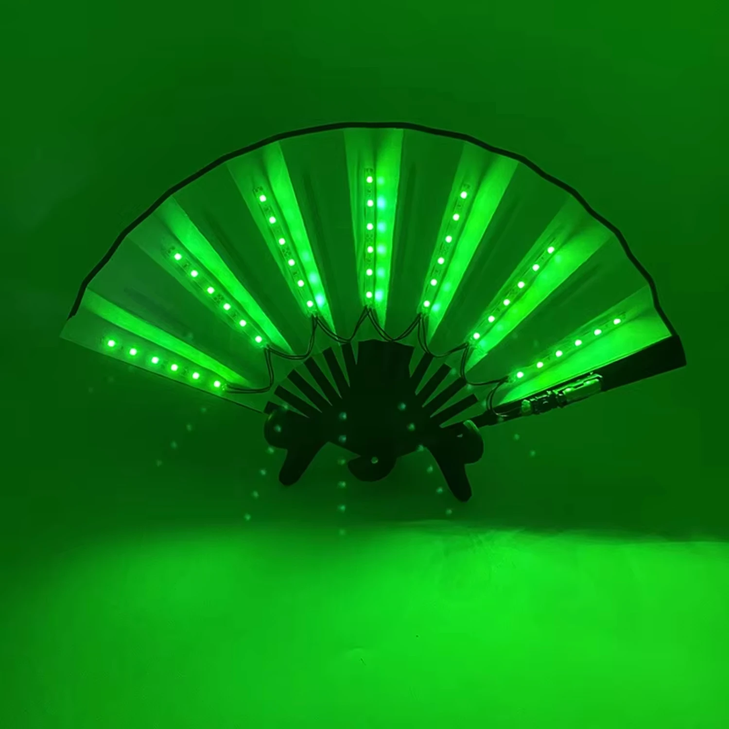 6V Battery  Logo Fans Held Digitant Display Led Folding Hand High Speed Table Fan