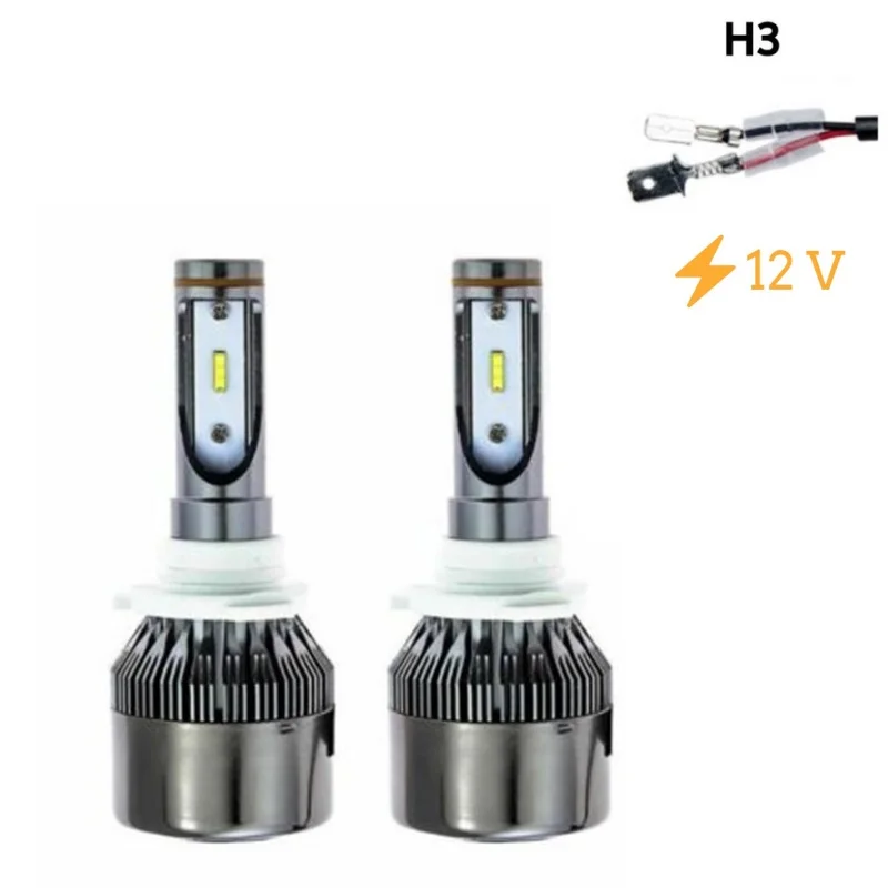 Led headlight bulb white H3 36W 4800LM 12V LAAM801 Car Interior and Exterior parts Auto Accessories