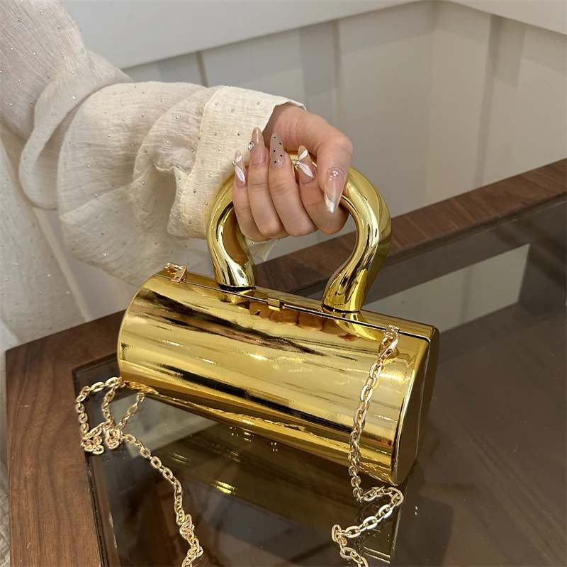 

Fashionable Lipstick Pack for Women High Quality Mirror Crossbody Bag Cute Purses and Handbags Luxury Designer Cylinder Bag
