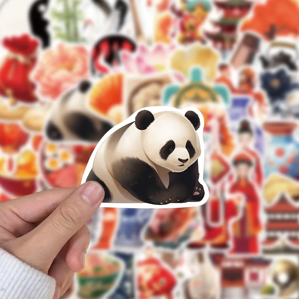 Наклейки в китайском стиле, 50 шт.