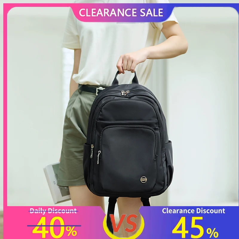 

Fouvor Women's Backpacks Fashion Large Capacity Lightweight Travel School Backpack 2025 New Nylon Waterproof Laptop Bags 6105-06