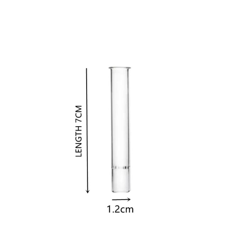 3pcs arizer Argo Stem glass tube Tipped Glass Aroma glass replacement 7cm Short Straight