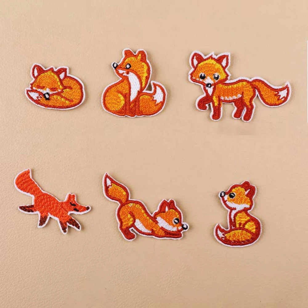 

1Pcs Animal Embroidery Patch Heat Transfers Iron On Sew On Patches for Clothing DIY Clothes Stickers Decorative Appliques