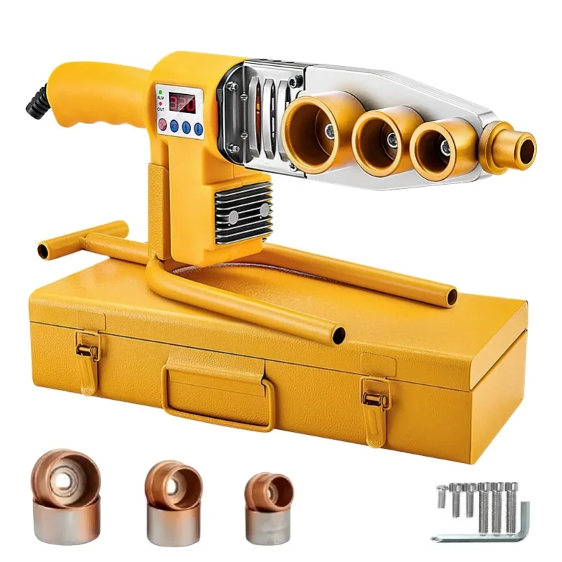 1000W Rohrschweißmaschine 220V Thermofusionsgerät PB/PP/PE/PPR Rohrschweißwerkzeug Haushaltswasserrohr Kunststoffschweißgerät